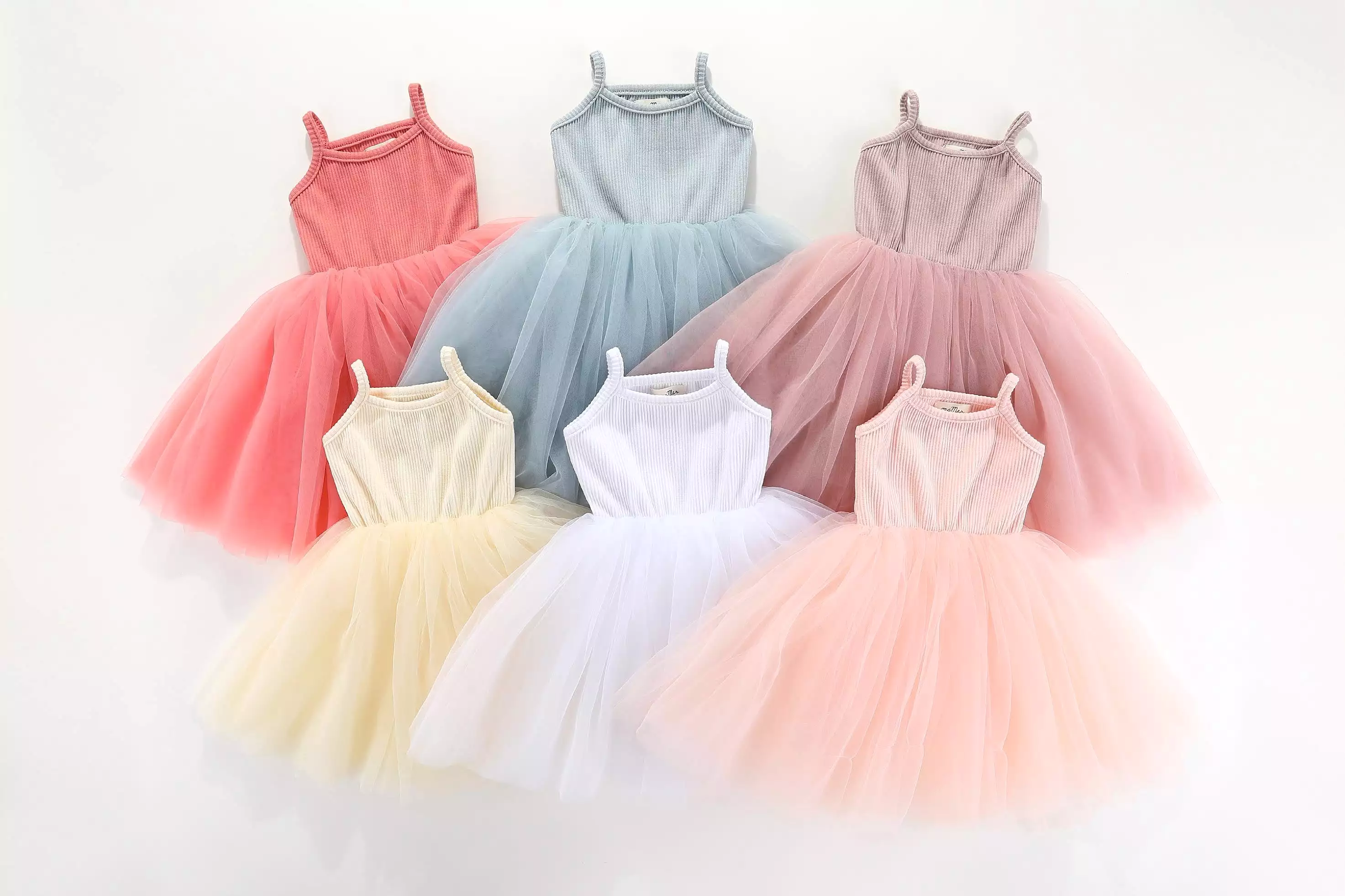 Valentina Tutu Dress - DUSTY PINK : 0-6M, 6-12M, 1-2Y, 2-3Y, 3-4Y, 4-5Y, 5-6Y, 6-8Y