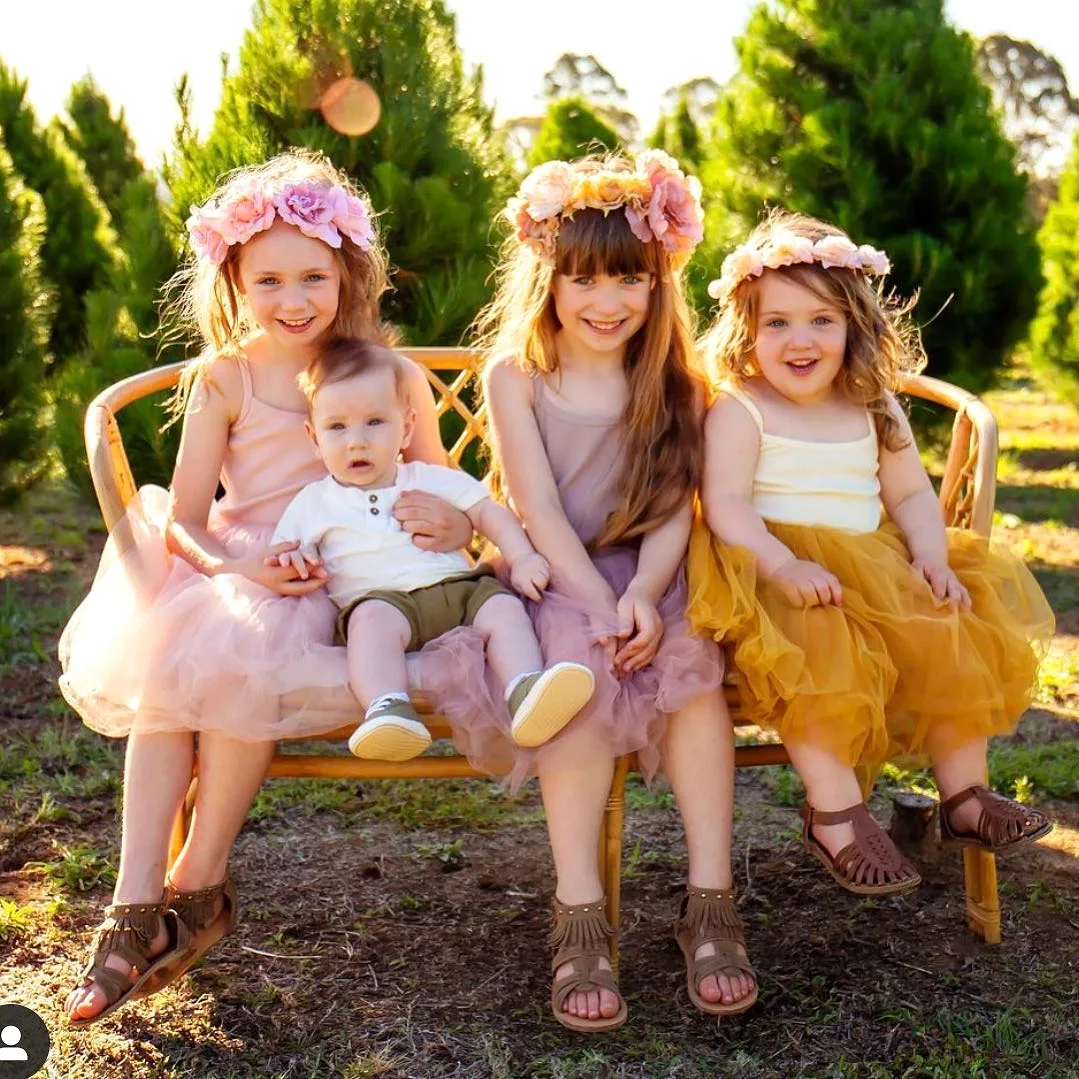 Valentina Tutu Dress - DUSTY PINK : 0-6M, 6-12M, 1-2Y, 2-3Y, 3-4Y, 4-5Y, 5-6Y, 6-8Y