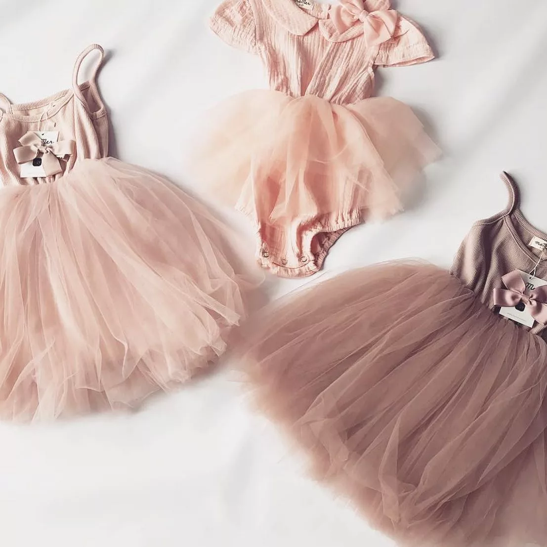 Valentina Tutu Dress - LIGHT PINK : 0-6M, 6-12M, 1-2Y, 2-3Y, 3-4Y, 4-5Y, 5-6Y, 6-8Y, 8-10Y