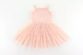 Valentina Tutu Dress - PINK LIGHT FLOWERS: 0-6M, 6-12M, 1-2Y, 2-3Y, 3-4Y, 4-5Y, 5-6Y, 6-8Y