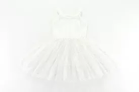 Valentina Tutu Dress - WHITE FLOWERS: 0-6M, 6-12M, 1-2Y, 2-3Y, 3-4Y, 4-5Y, 5-6Y, 6-8Y