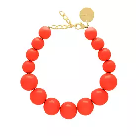 Vanessa Baroni Coral Bead Necklace