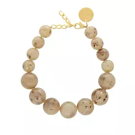 Vanessa Baroni Light Bernstein Bead Necklace