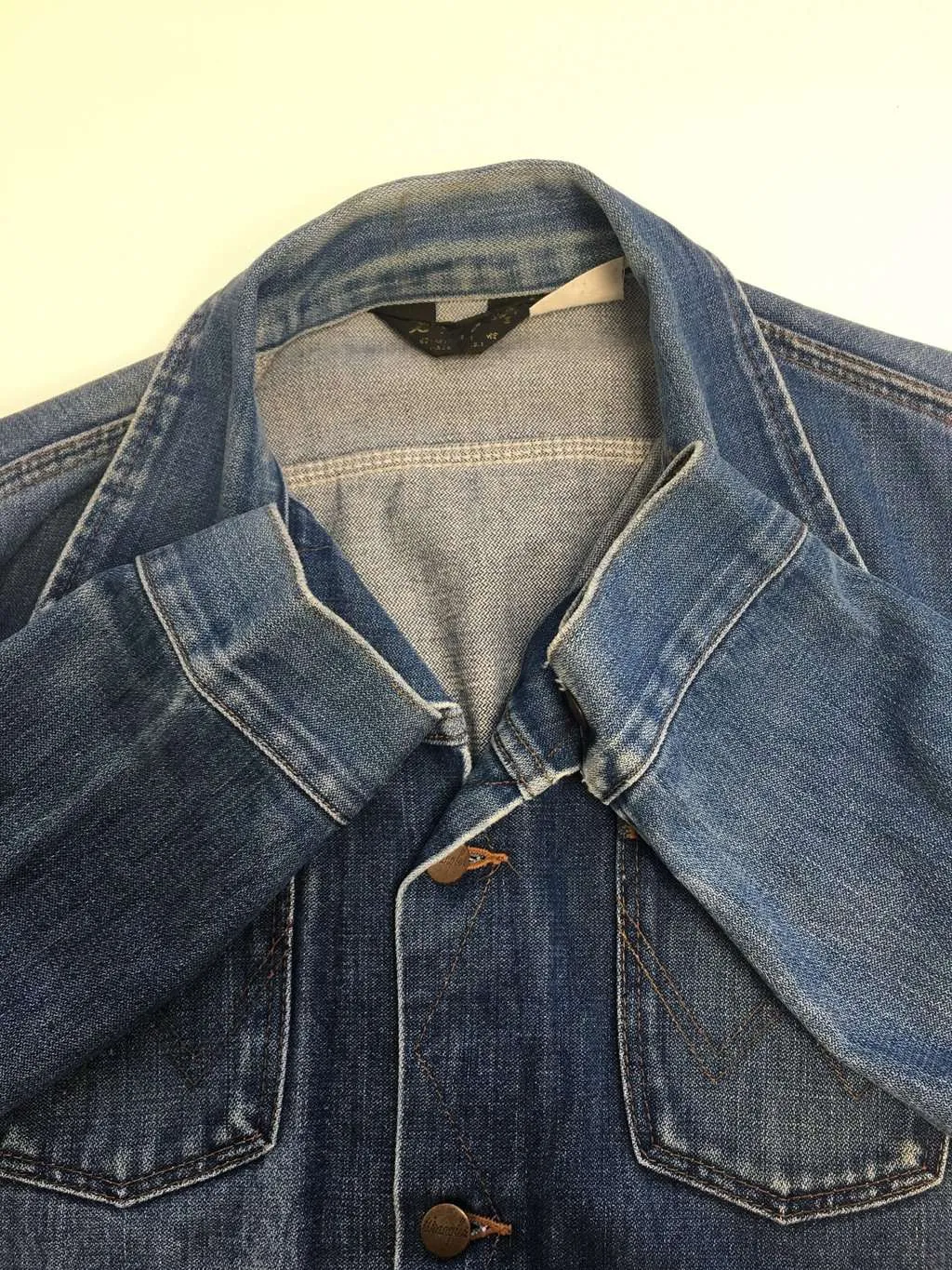 Vintage Wrangler 70s denim jacket, made in the USA – Small / Medium