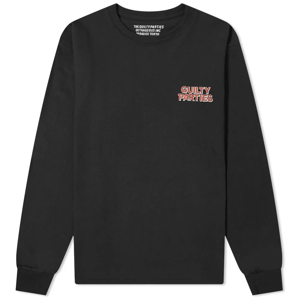 Wacko Maria Long Sleeve Maria T-ShirtBlack