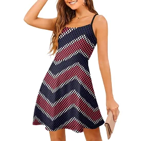 Women’s Knee-Length Sling Dress (NZ002) Women's sling dress