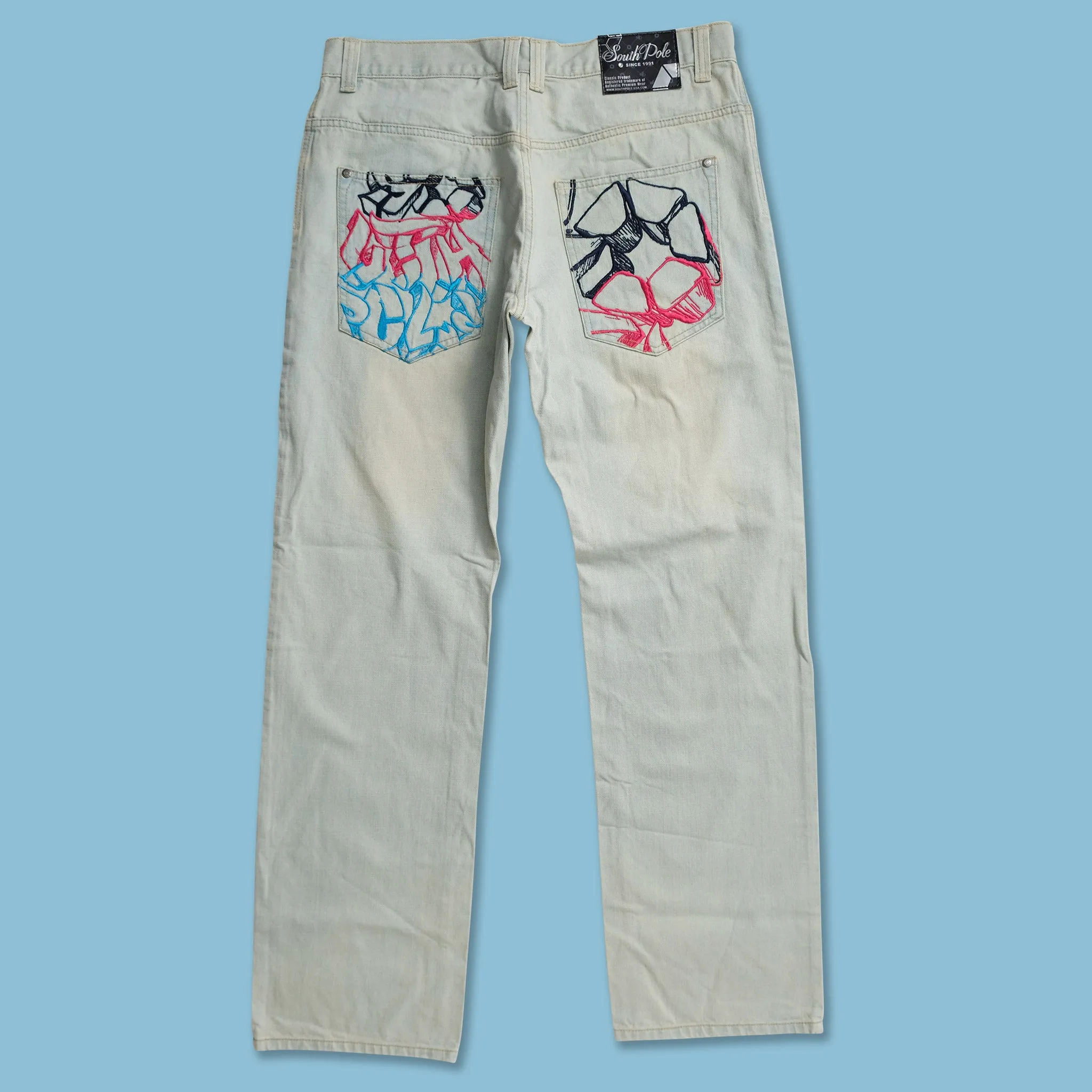 Y2K Southpole Baggy Jeans 36x34