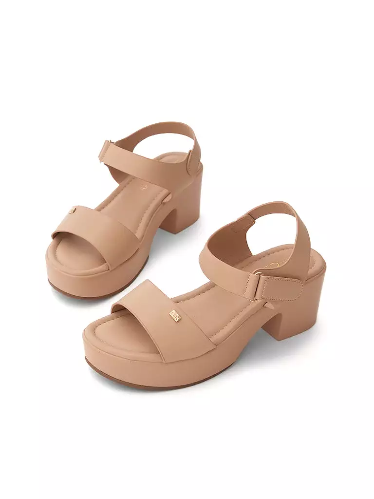 Zelene Platform Sandals